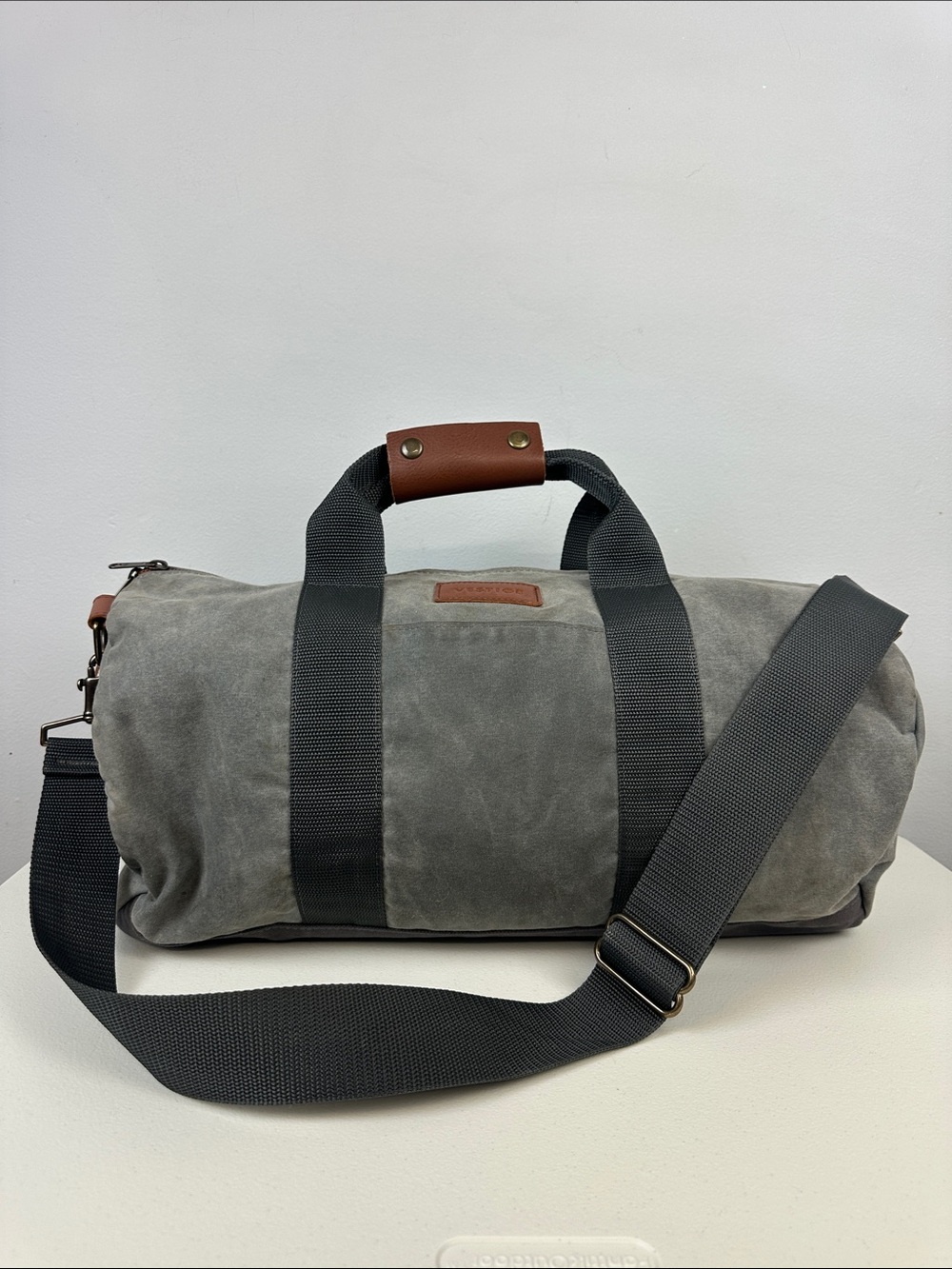 Vestige Canvas and Leather Duffel Bag
